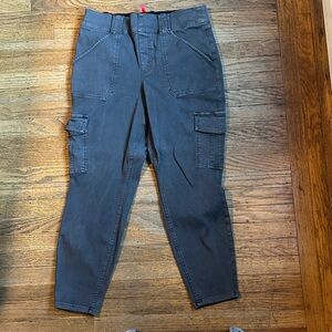 SPANX Gray Ankle Cargo Pants
